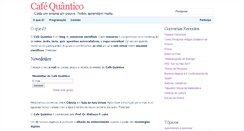 Desktop Screenshot of cafequantico.com.br